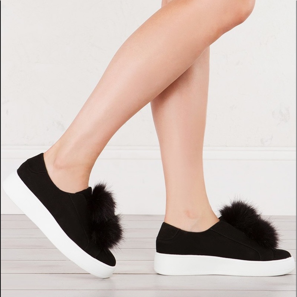 Steve Madden Suede Slip on Sneakers.